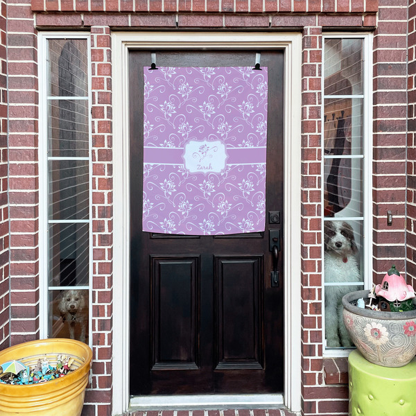 Lotus Flowers House Flags - Double Sided - (Over the door) LIFESTYLE