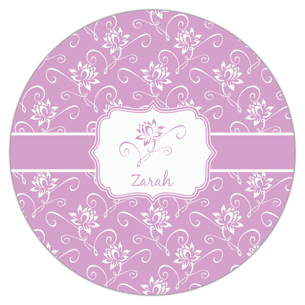 Lotus Flowers Icing Circle - Large - Single