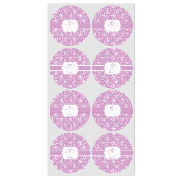 Lotus Flowers Icing Circle - Medium - Set of 8