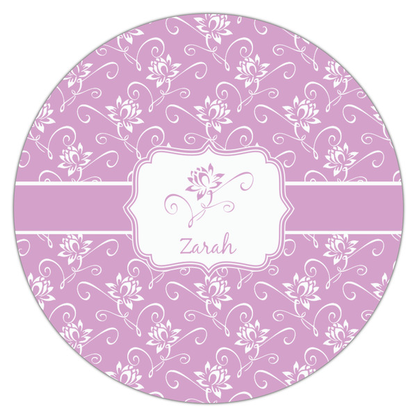 Lotus Flowers Icing Circle - Medium - Single