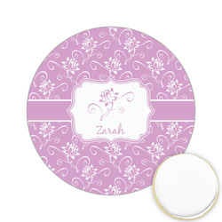 Lotus Flowers Printed Cookie Topper - 2.15" (Personalized)