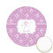 Lotus Flowers Icing Circle - Small - Front