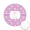 Lotus Flowers Printed Cookie Topper - 2.15" (Personalized)