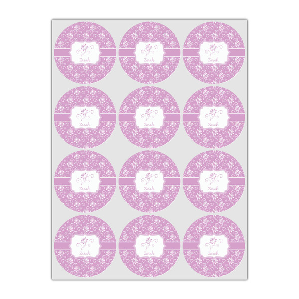 Lotus Flowers Icing Circle - Small - Set of 12