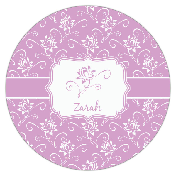 Lotus Flowers Icing Circle - Small - Single