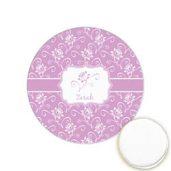 Lotus Flowers Printed Cookie Topper - 1.25" (Personalized)