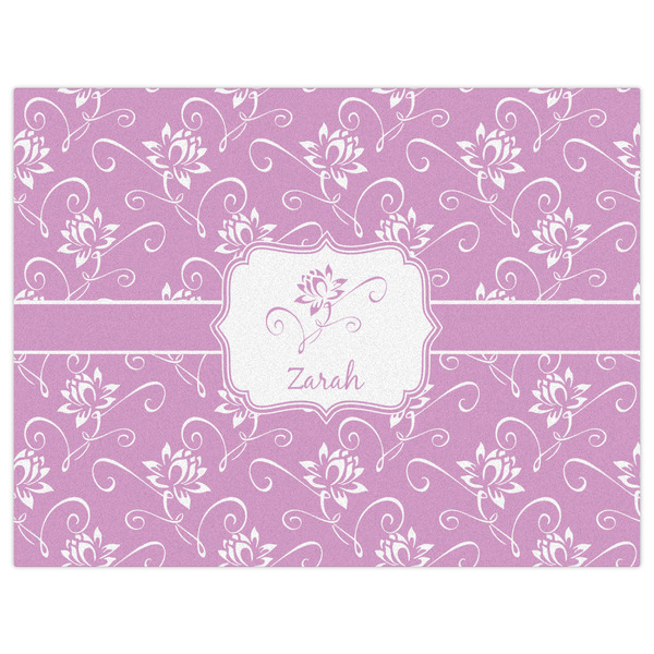 Lotus Flowers Indoor / Outdoor Rug - 6'x8' - Front Flat