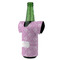 Lotus Flowers Jersey Bottle Cooler - ANGLE (on bottle)
