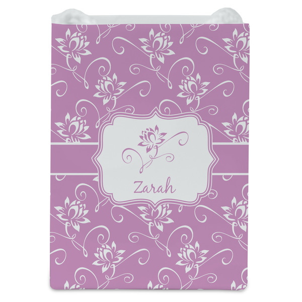 Lotus Flowers Jewelry Gift Bag - Gloss - Front