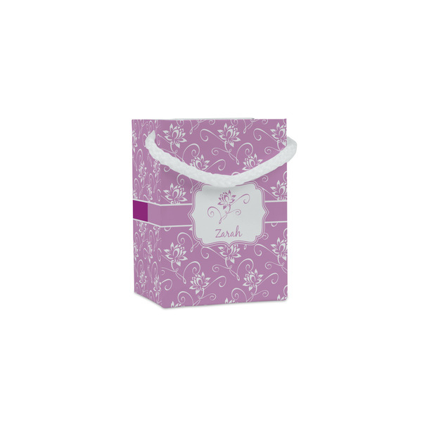 Custom Lotus Flowers Jewelry Gift Bags (Personalized)