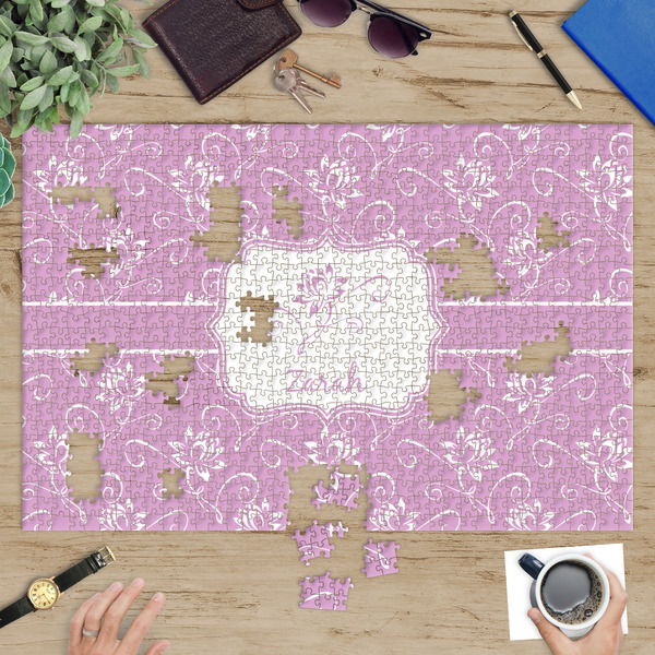 Lotus Flowers Jigsaw Puzzle 1014 Piece - In Context