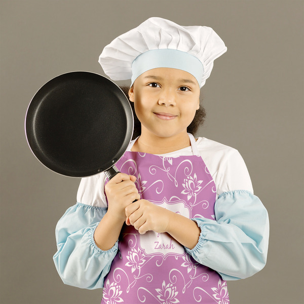 Lotus Flowers Kid's Aprons - Medium - Lifestyle