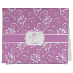Lotus Flowers Kitchen Towel - Poly Cotton w/ Name or Text