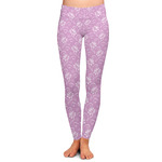 Lotus Flowers Ladies Leggings - Extra Large