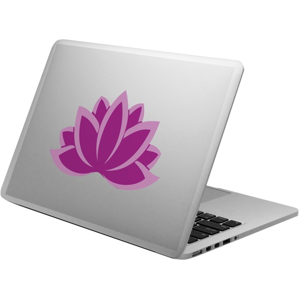 Custom Lotus Flowers Laptop Decal