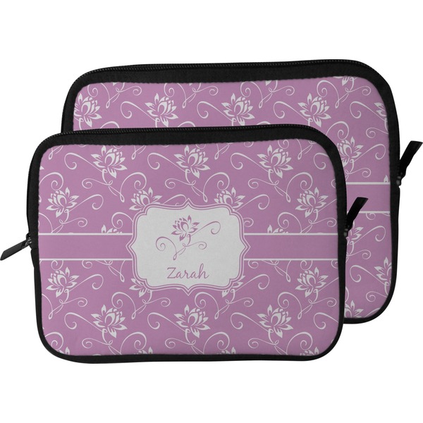 Lotus Flowers Laptop Sleeve (Size Comparison)