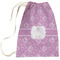 Lotus Flowers Large Laundry Bag - Front View