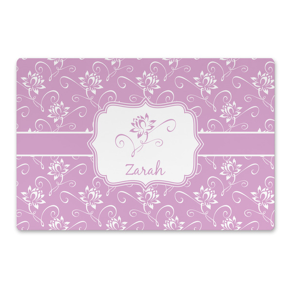 Custom Lotus Flowers Large Rectangle Car Magnet (Personalized)