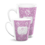 Lotus Flowers Latte Mug (Personalized)