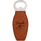 Lotus Flowers Leatherette Bottle Opener (Personalized)