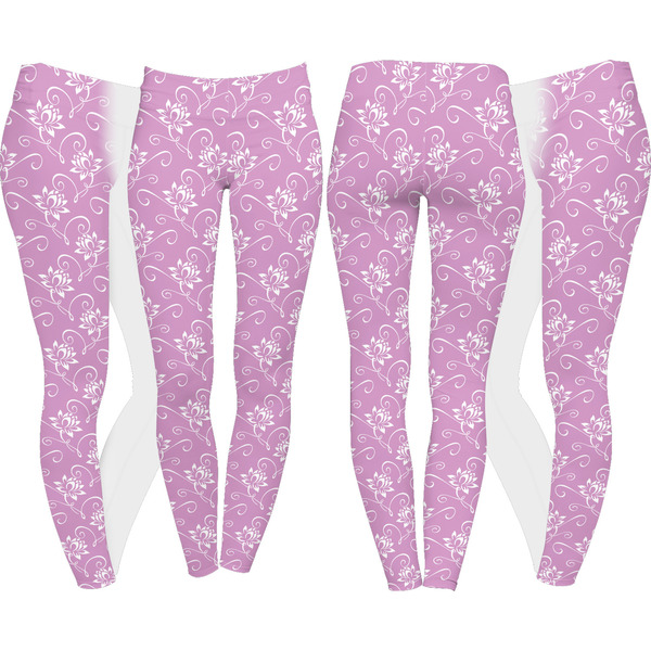 Lotus Flowers Leggings Turn Around - Apvl