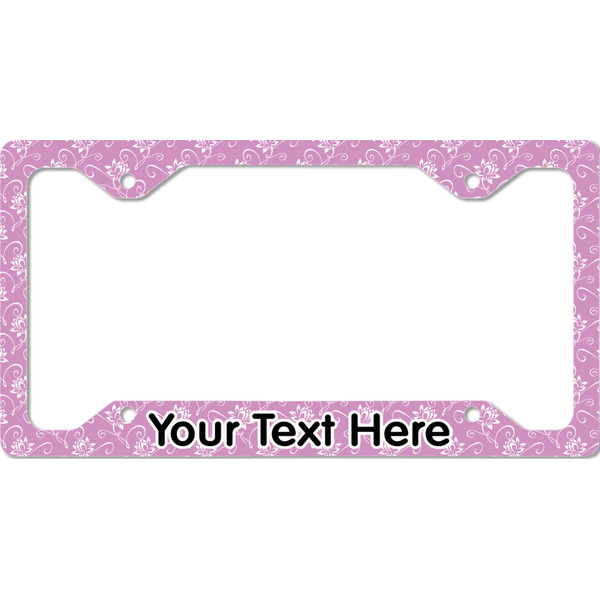 Lotus Flowers License Plate Frame - Style C