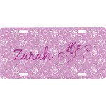 Lotus Flowers Front License Plate (Personalized)