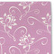 Lotus Flowers Linen Placemat - DETAIL