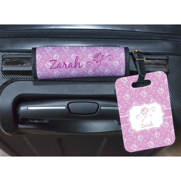 Lotus Flowers Luggage Wrap & Tag