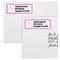 Lotus Flowers Mailing Labels - Double Stack Close Up