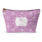 Lotus Flowers Makeup Bag - Small - 8.5"x4.5" (Personalized)