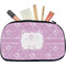 Lotus Flowers Makeup / Cosmetic Bag - Medium (Personalized)
