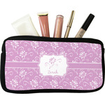 Lotus Flowers Makeup / Cosmetic Bag (Personalized)