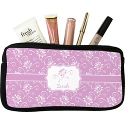 Lotus Flowers Makeup / Cosmetic Bag - Small (Personalized)