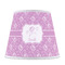 Lotus Flowers Poly Film Empire Lampshade - Front View