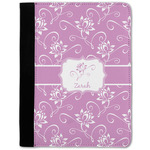 Lotus Flowers Notebook Padfolio w/ Name or Text