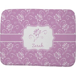 Lotus Flowers Memory Foam Bath Mat - 48"x36" (Personalized)