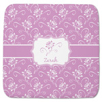 Lotus Flowers Memory Foam Bath Mat - 48"x48" (Personalized)