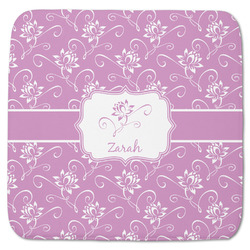 Lotus Flowers Memory Foam Bath Mat - 48"x48" (Personalized)