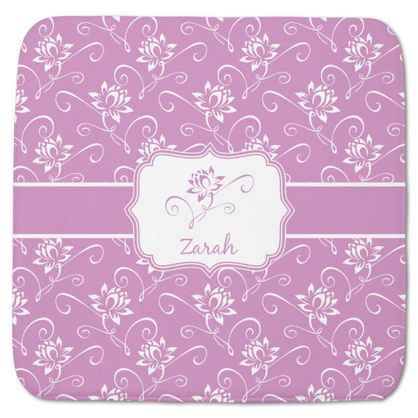 Custom Lotus Flowers Memory Foam Bath Mat - 48"x48" (Personalized)