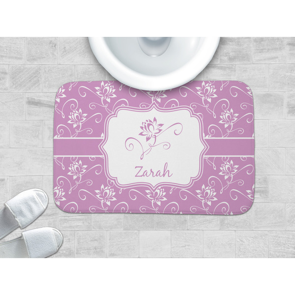 Lotus Flowers Memory Foam Bath Mat - LIFESTYLE 34x21