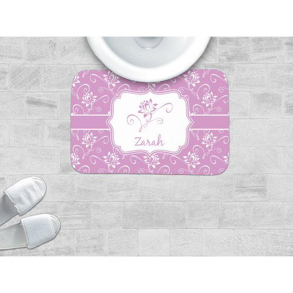 Lotus Flowers Memory Foam Bath Mat - LIFESTYLE