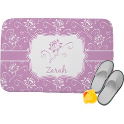 Lotus Flowers Memory Foam Bath Mat (Personalized)