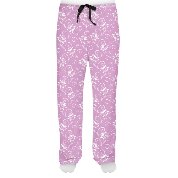 Lotus Flowers Men's Pjs Front - on model