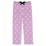 Lotus Flowers Mens Pajama Pants - S