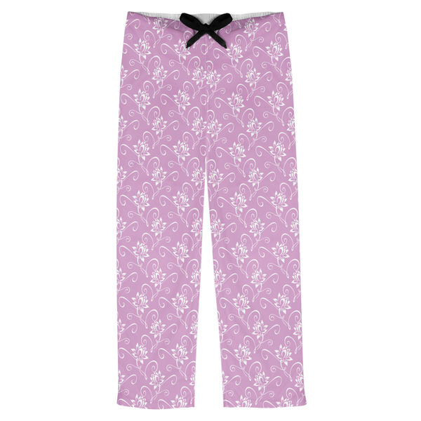 Custom Lotus Flowers Mens Pajama Pants - XS