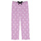Lotus Flowers Mens Pajama Pants - XS