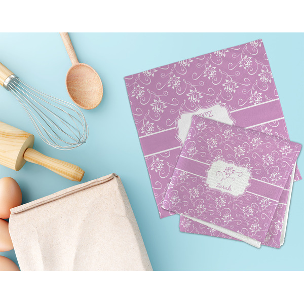 Lotus Flowers Microfiber Dish Rag - LIFESTYLE