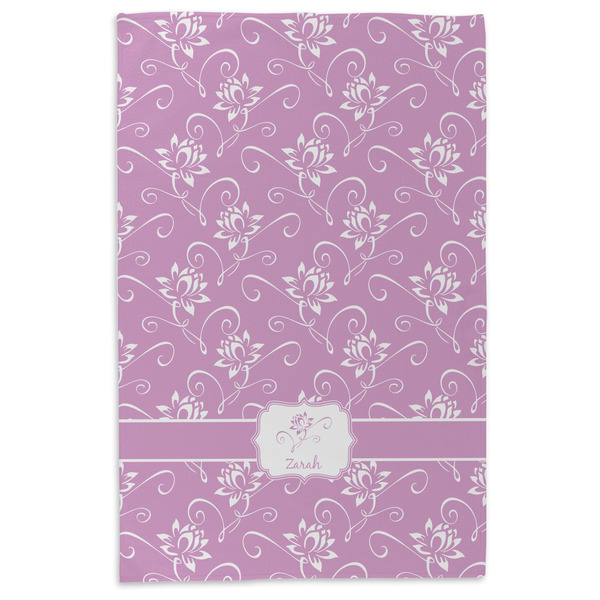Lotus Flowers Microfiber Dish Towel - APPROVAL