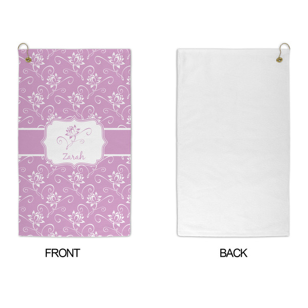 Lotus Flowers Microfiber Golf Towels - APPROVAL